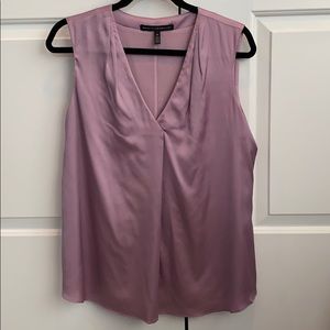 Lavender satin WHBM top